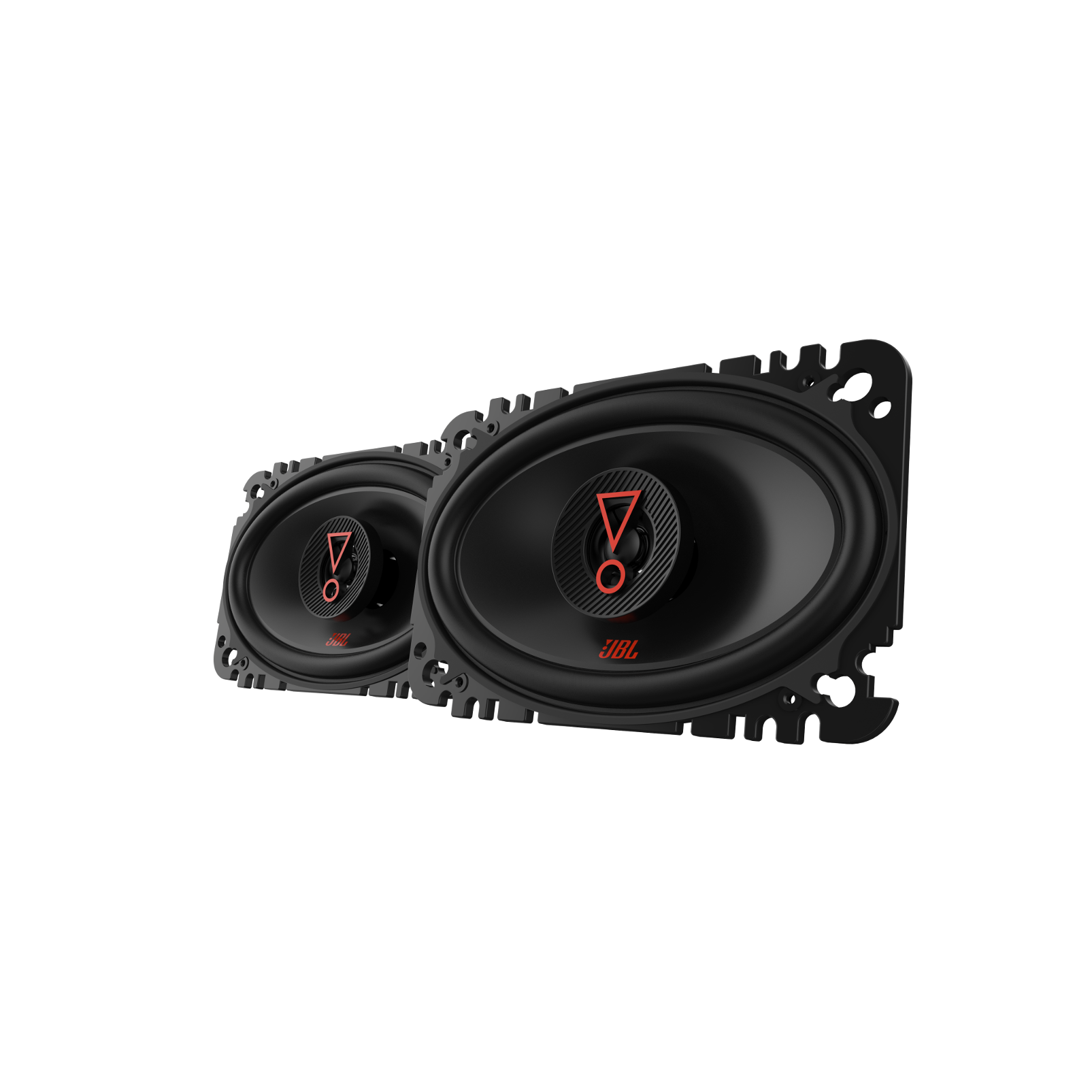 Pair of car speakers with JBL logo 