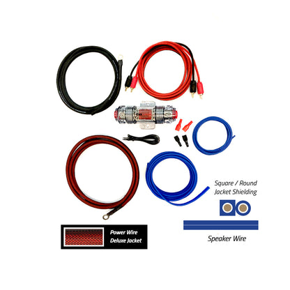 DB Drive MAK4-17 : 17ft Marine / Power Sports 4 GA. Amplifier Wiring Kit