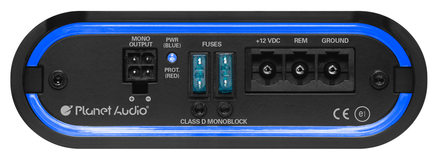 Planet Audio MB1200.1D Mono Amplifier