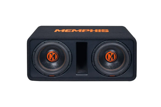 Memphis Audio MOJO Pro Dual 12 Inch 1500W Loaded Enclosure