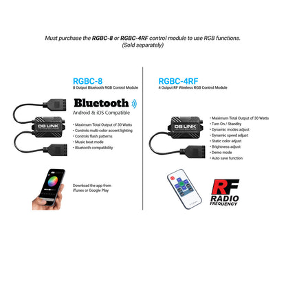 DB Drive DBLB42RGB : 42 in. Osram Led Light Bar W/RGB Accent Lighting
