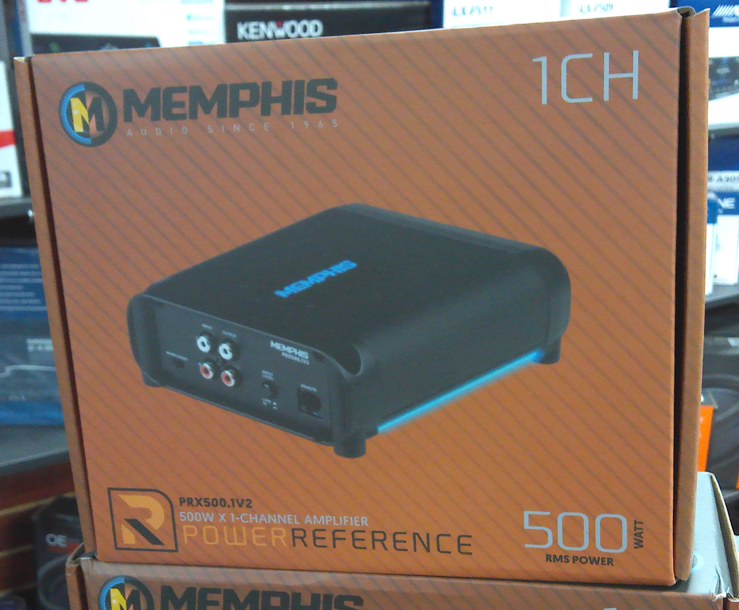 Memphis PRX500.1V2 - Monoblock Subwoofer Amplifier - 500 Watts RMS x 1 at 1-Ohm