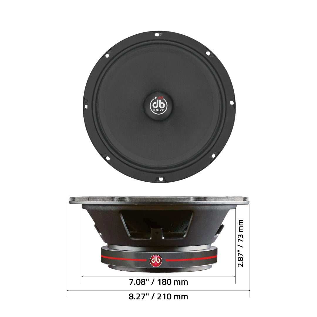 DB Drive P4M 8C : 8 in. PRO Audio Midrange
