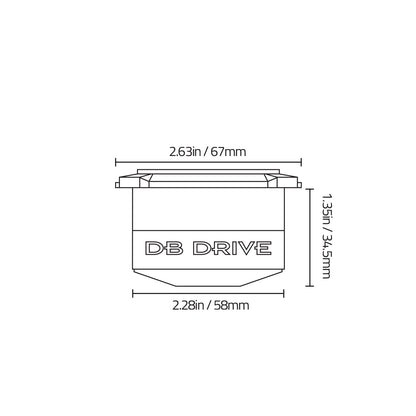 DB Drive P7TW 3M : Aluminum Dome Mini Super Tweeters