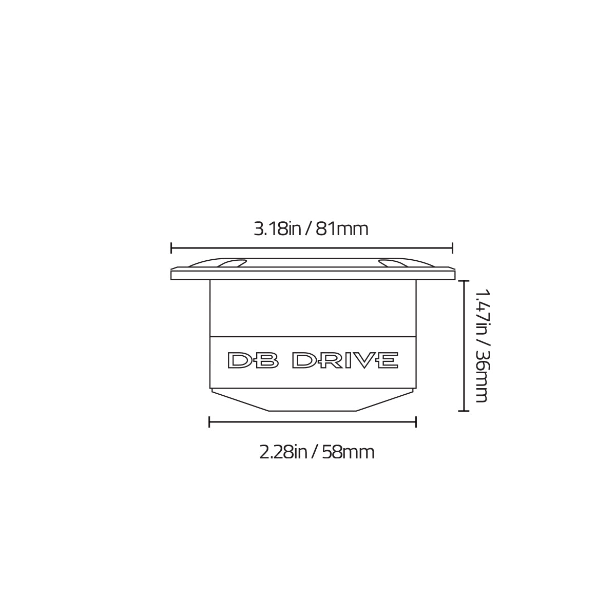 DB Drive P9TW 3M : Aluminum Dome Mini Super Tweeters