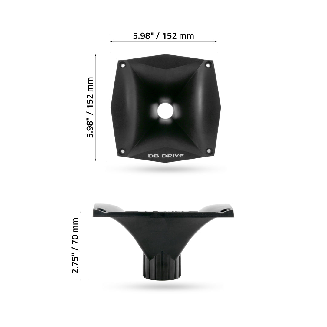 DB Drive PBRH5 : 5.98 in. X 5.98 in. X 2.75 in. Bi Radial Horn
