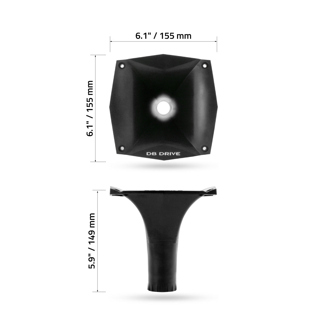 DB Drive PBRH6 : 6.1 in. X 6.1 in. X 5.9 in. Bi Radial Horn