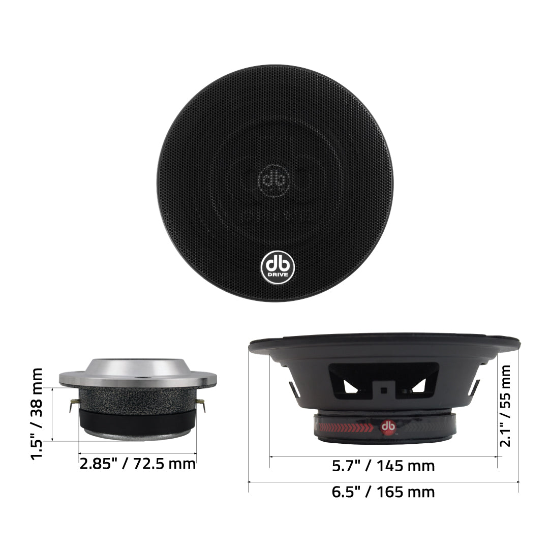 DB Drive PRO6K : 6.5 in. PRO Audio Component Speaker