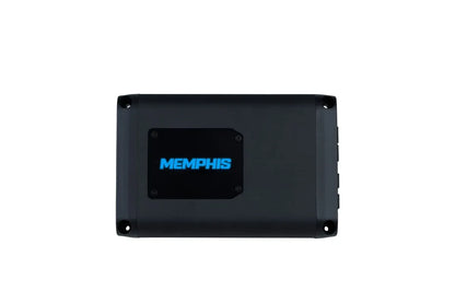 Memphis Audio PRX500.4V2 4-Channel Full Range Car Audio Amplifier with Blue LED Lighting
