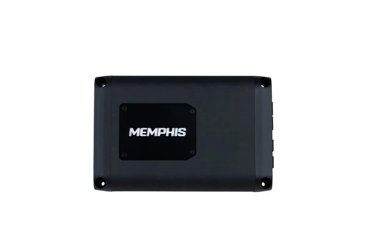 Memphis Audio PRX500.4V2 4-Channel Full Range Car Audio Amplifier with Blue LED Lighting