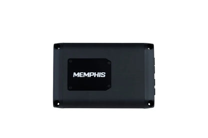 Memphis Audio PRX500.4V2 4-Channel Full Range Car Audio Amplifier with Blue LED Lighting