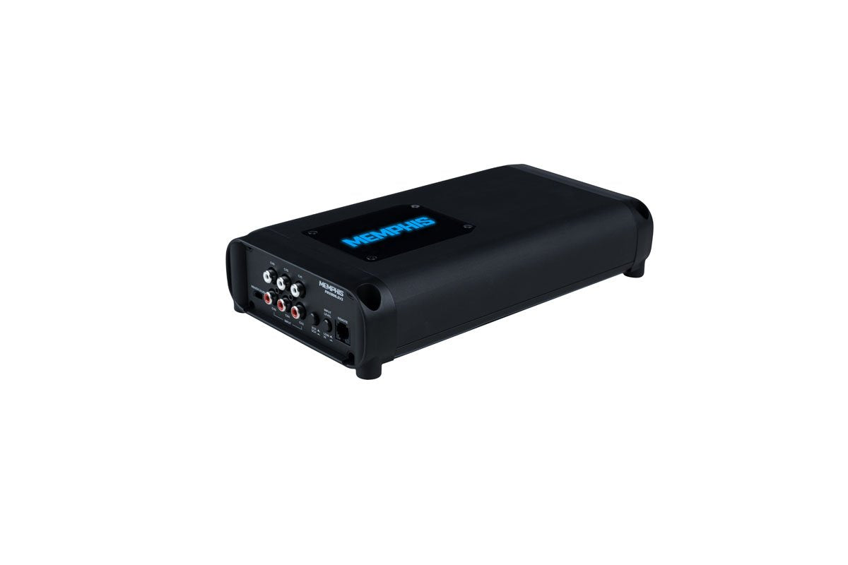 Memphis Audio PRX800.5V2 5-Channel Car Amplifier, Compact Design, Blue LED