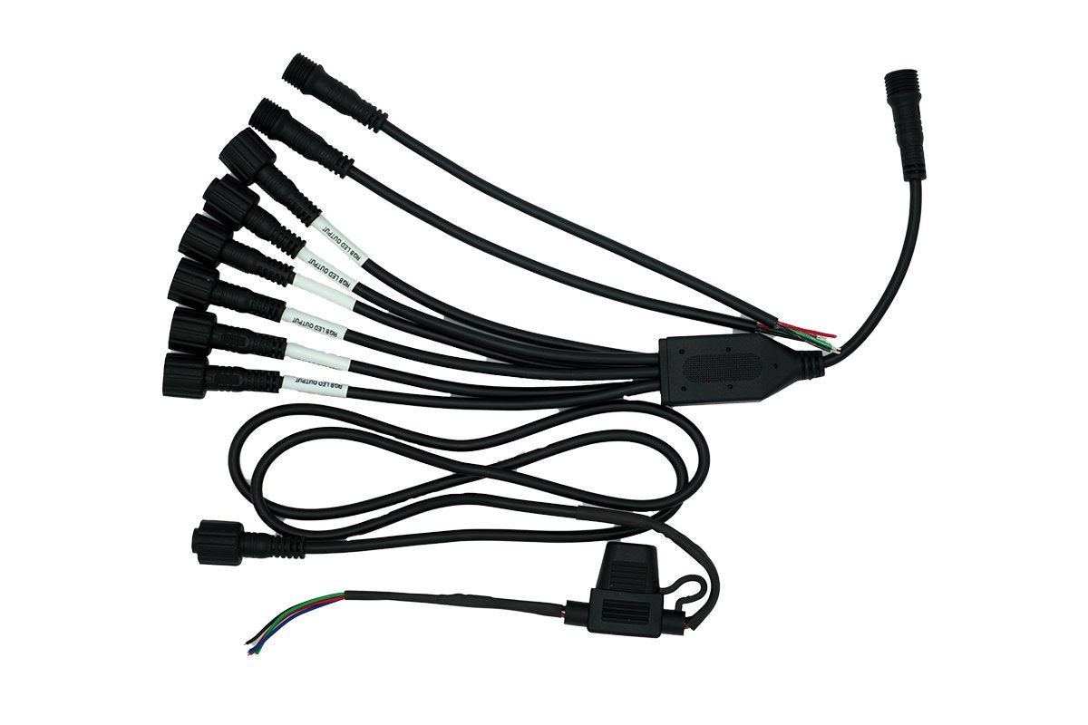 Memphis Audio RGB16KIT | 6-Output RGB LED Splitter for Polaris