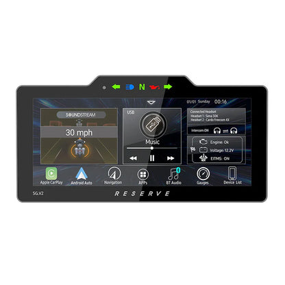 SoundStream Reserve SG.V2 Plug-n-Play Head Unit 1998-2013 Harley-Davidson Street Glide Motorcycles