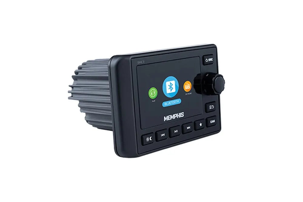 Memphis Audio SMC3 Multi-Zone Marine Stereo | Waterproof Color Display