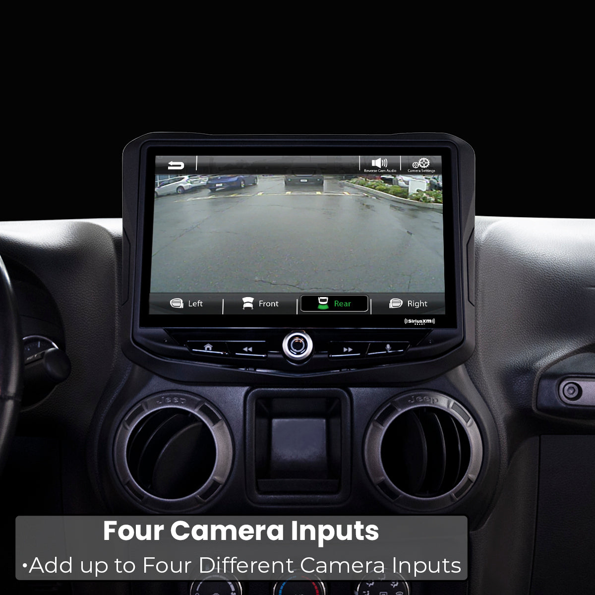 HEIGH10 10-inch Jeep Wrangler JK Integrated Radio Kit Off-Road Mode Display