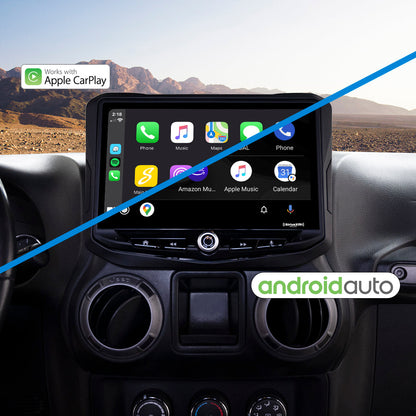 HEIGH10 10-inch Jeep Wrangler JK Integrated Radio Kit Off-Road Mode Display