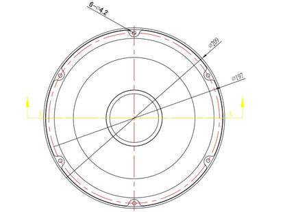 Stereo Integrity TM8 8-inch Shallow Midbass Loudspeaker Pair for Vehicle Doors