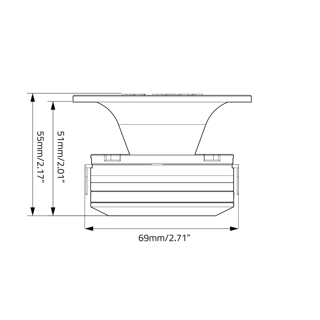 DB Drive WDX1.5NTW : 1.5 in. Mini NEO Horn Tweeter