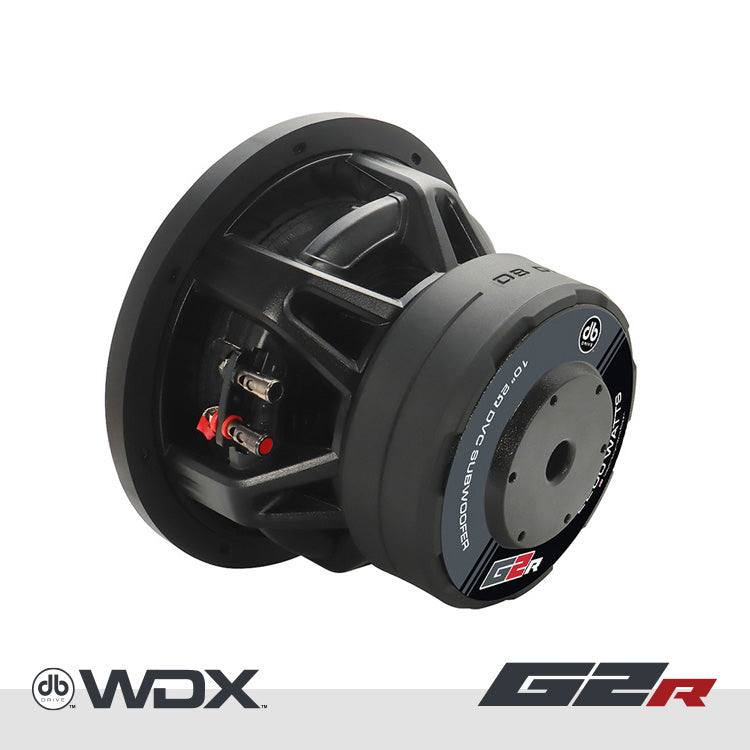 DB Drive WDX10G2R.2 : 10 in. Dual 2-Ohm Subwoofer