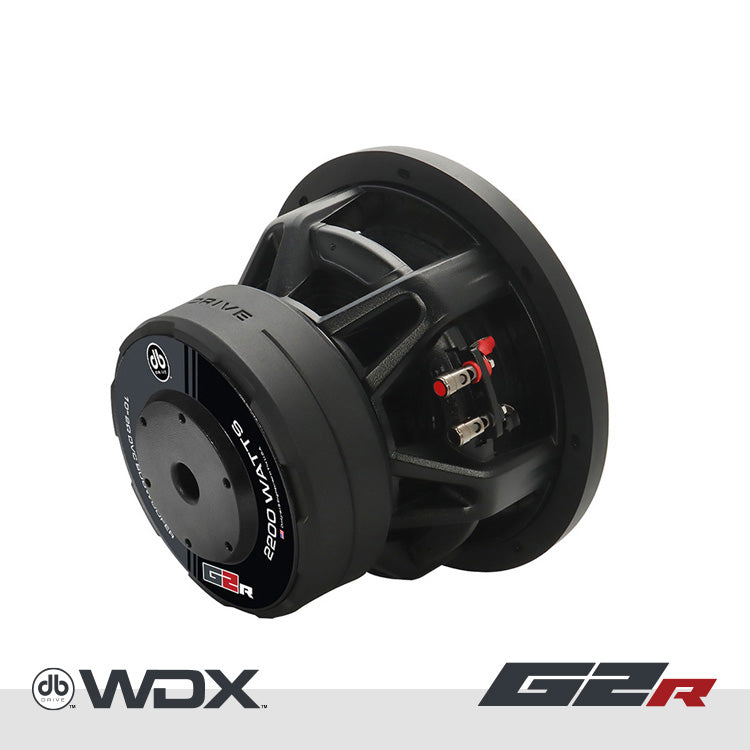 DB Drive WDX10G2R.4 : 10 in. Dual 4-Ohm Subwoofer