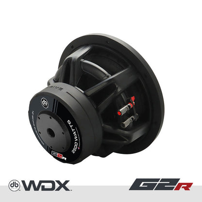 DB Drive WDX12G2R.4 : 12 in. Dual 4-Ohm Subwoofer
