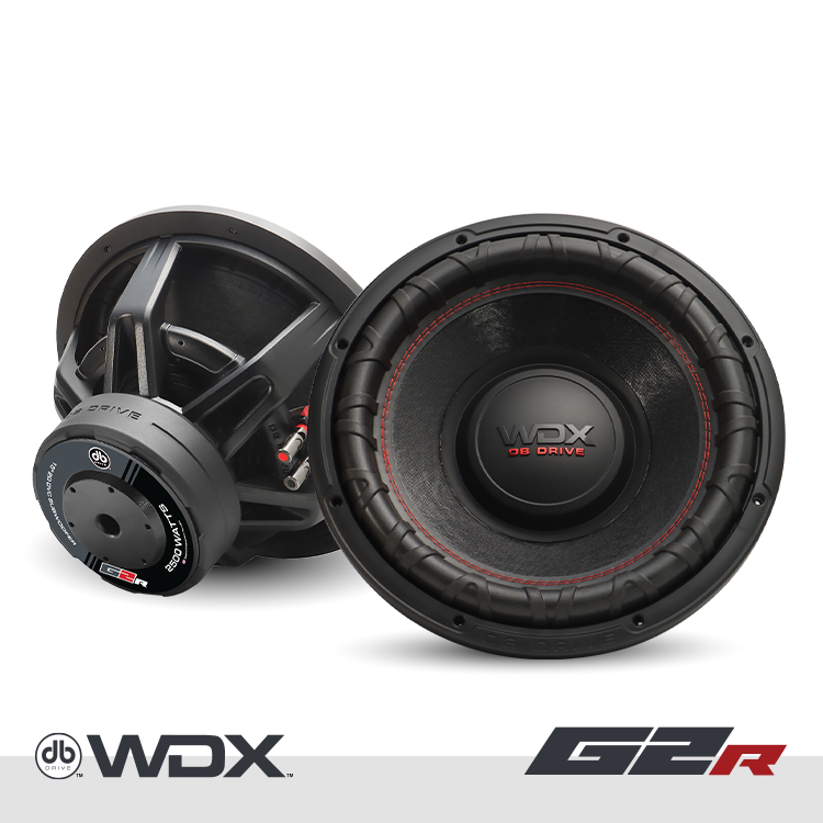 DB Drive WDX15G2R.2 : 15 in. Dual 2-Ohm Subwoofer