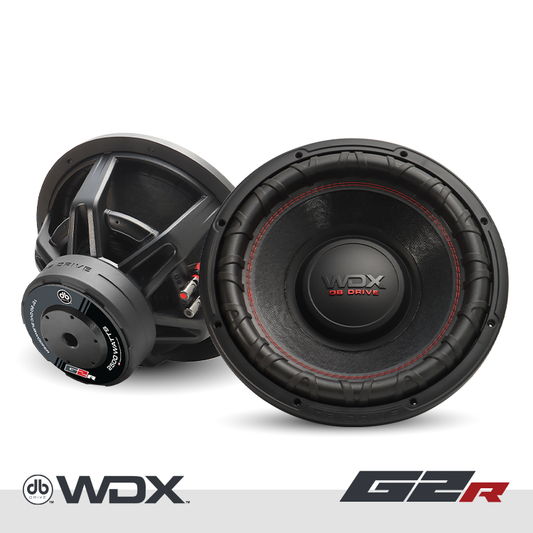 DB Drive WDX15G2R.2 : 15 in. Dual 2-Ohm Subwoofer