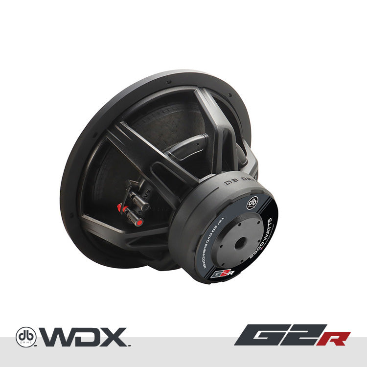 DB Drive WDX15G2R.4 : 15 in. Dual 4-Ohm Subwoofer