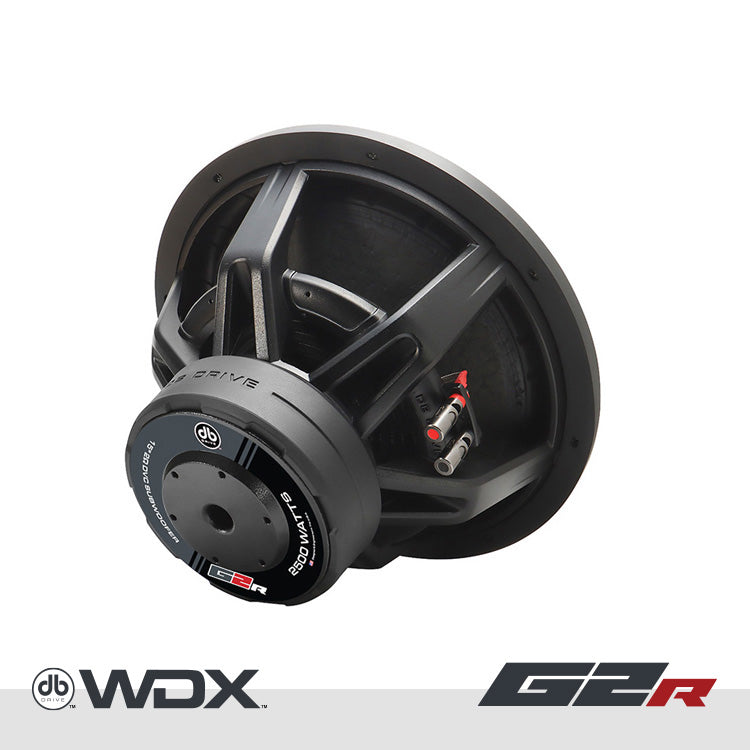 DB Drive WDX15G2R.4 : 15 in. Dual 4-Ohm Subwoofer