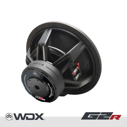 DB Drive WDX15G2R.4 : 15 in. Dual 4-Ohm Subwoofer