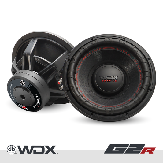 DB Drive WDX15G2R.4 : 15 in. Dual 4-Ohm Subwoofer