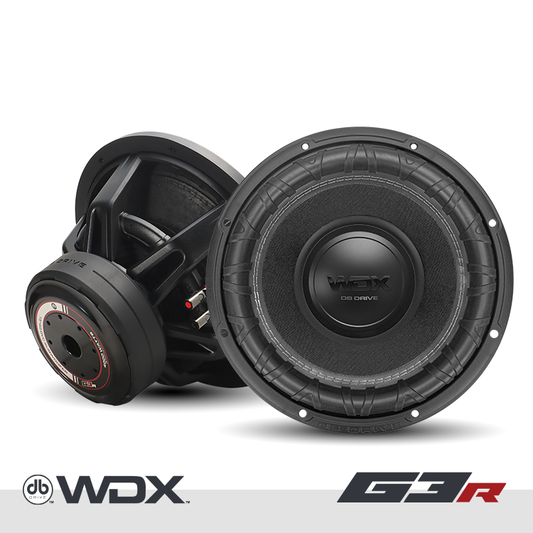 DB Drive WDX15G3R.4 : 15 in. Dual 4-Ohm Subwoofer