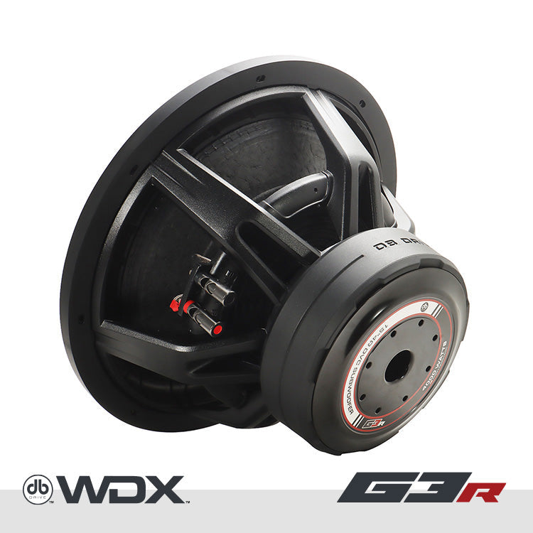 DB Drive WDX15G3R.4 : 15 in. Dual 4-Ohm Subwoofer