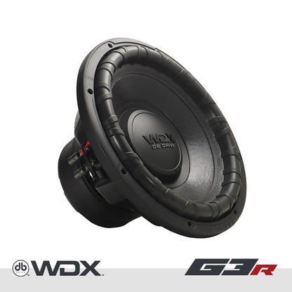 DB Drive WDX15G3R.4 : 15 in. Dual 4-Ohm Subwoofer