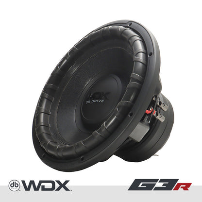 DB Drive WDX15G3R.4 : 15 in. Dual 4-Ohm Subwoofer