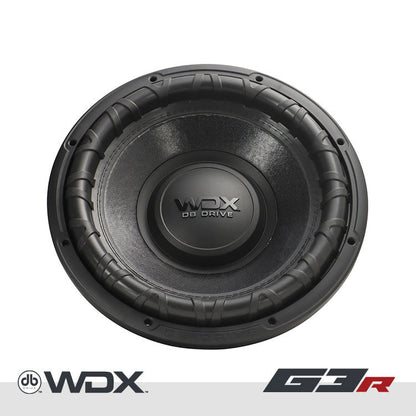 DB Drive WDX15G3R.4 : 15 in. Dual 4-Ohm Subwoofer