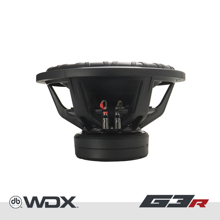 DB Drive WDX15G3R.4 : 15 in. Dual 4-Ohm Subwoofer