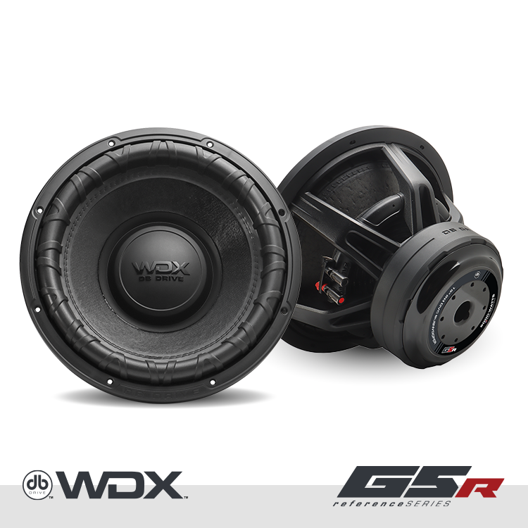 DB Drive WDX15G5R.4 : 15 in. Dual 4-Ohm Subwoofer