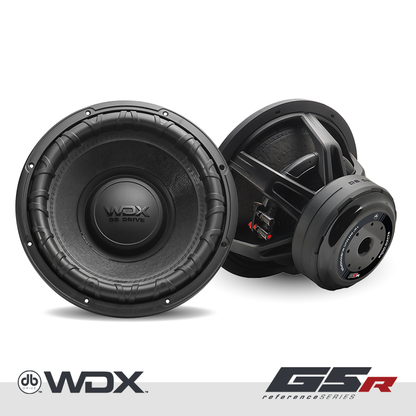 DB Drive WDX15G5R.4 : 15 in. Dual 4-Ohm Subwoofer