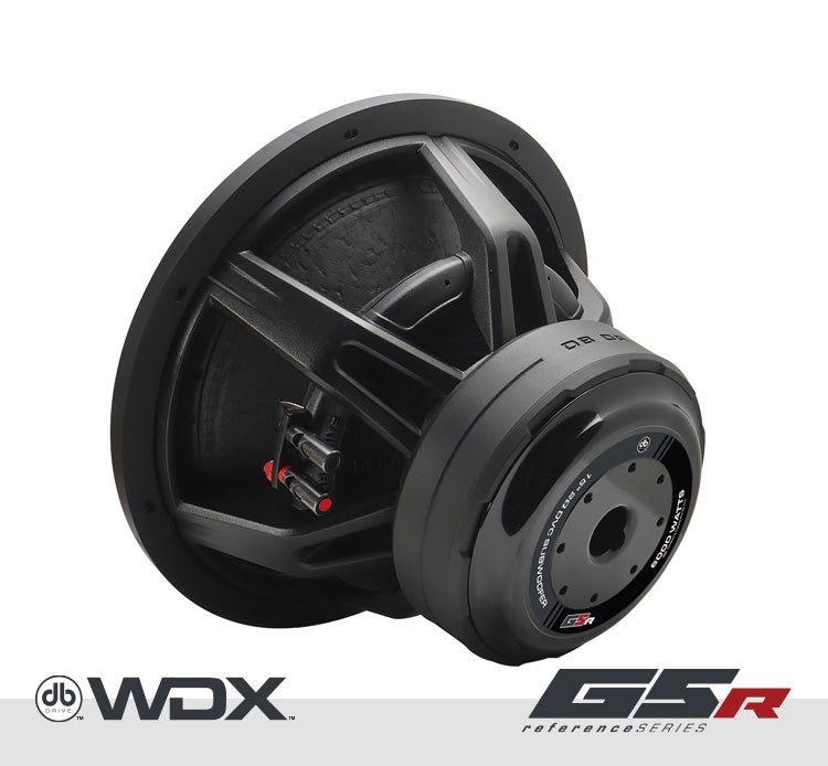 DB Drive WDX15G5R.4 : 15 in. Dual 4-Ohm Subwoofer