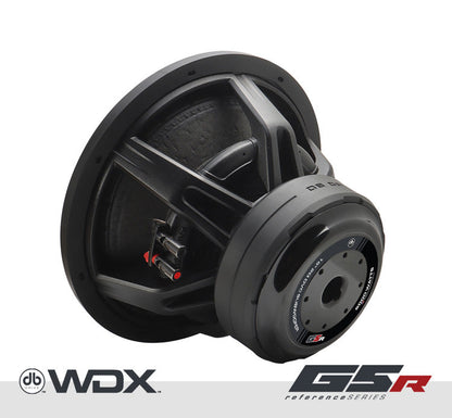 DB Drive WDX15G5R.4 : 15 in. Dual 4-Ohm Subwoofer