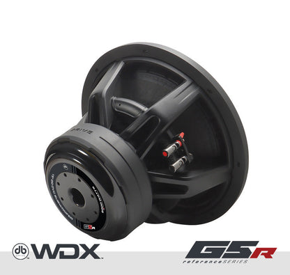 DB Drive WDX15G5R.4 : 15 in. Dual 4-Ohm Subwoofer