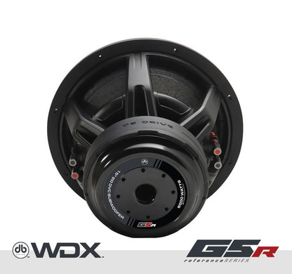 DB Drive WDX15G5R.2 : 15 in. Dual 2-Ohm Subwoofer