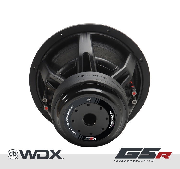 DB Drive WDX15G5R.4 : 15 in. Dual 4-Ohm Subwoofer