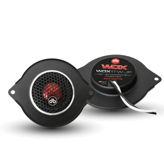DB Drive WDX1TW-JP : 1.25 in. Aluminum Dome Tweeter (Jeep OEM Fit)