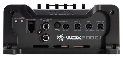 DB Drive WDX2000.1 : Mono Class D Amplifier