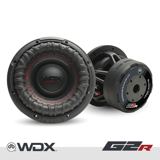 DB Drive WDX6.5G2R.2 : 6.5 in. Dual 2-Ohm Subwoofer
