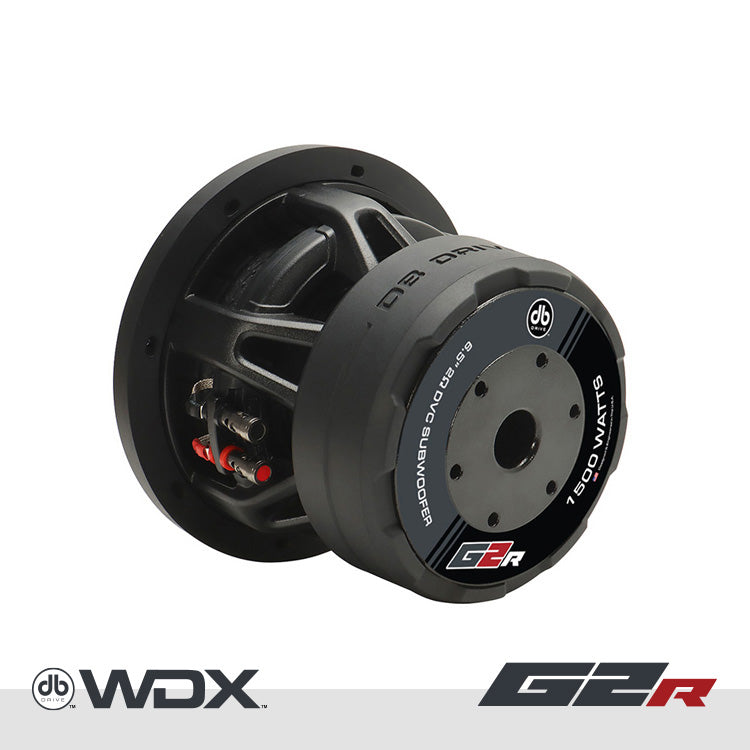 DB Drive WDX6.5G2R.2 : 6.5 in. Dual 2-Ohm Subwoofer
