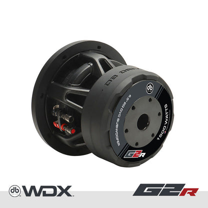 DB Drive WDX6.5G2R.2 : 6.5 in. Dual 2-Ohm Subwoofer